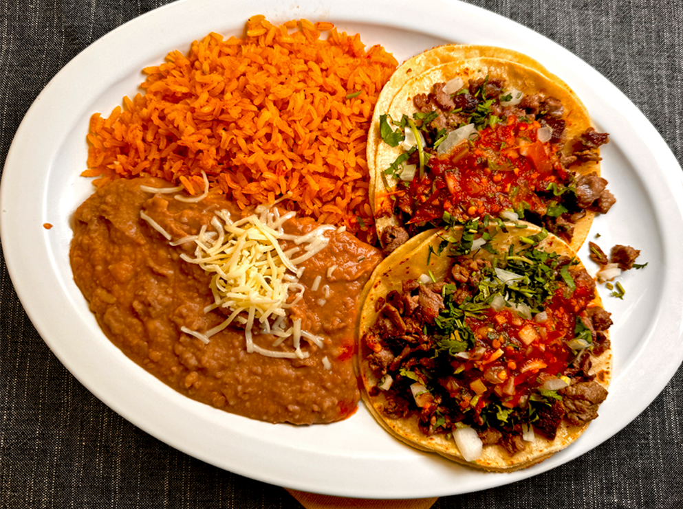 TWO TACO COMBO PLATE